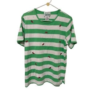 The Quacker Factory 100 % cotton watermelon print shirt. So cute.